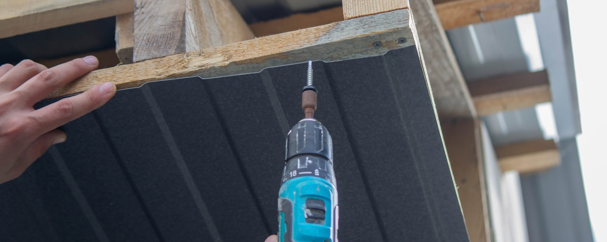 Roof undergoing repairs Roof undergoing repairs